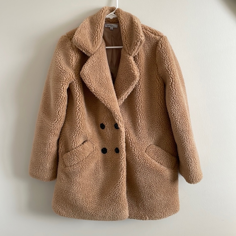 Macklemore Teddy Bear Fuzzy Coat Jacket